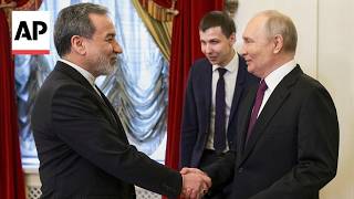Putin meets with Iran's foreign minister Abbas Araghchi in Russia