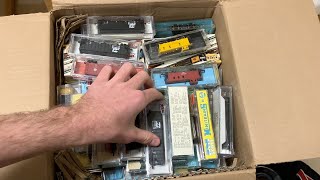 Unboxing Huge N Scale Lot From Goodwill