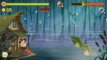 Swamp Attack : EPISODE 1 Level 3 Gameplay (Danger From The Swamp)