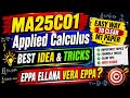 MA25C01 Applied Calculus Arrear Exam 2026 | M1 Pass Aganuma? Easy Tricks & Smart Study Plan 💯