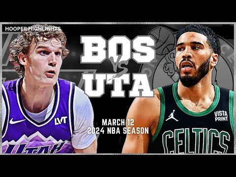 Boston Celtics vs Utah Jazz Full Game Highlights | Mar 12 | 2024 NBA Season