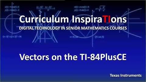 Vector Graphics on the TI84Plus CE