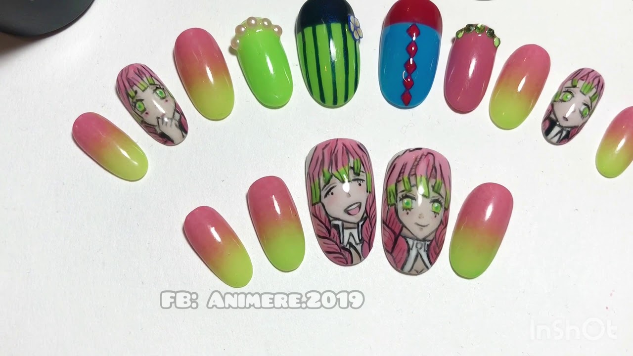 35 Anime Nail Art Ideas That Look Like They Were Pulled Off Your TV Screen   See Photos  Allure