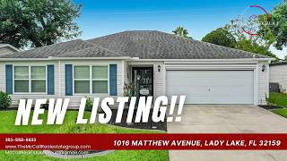 🏡✨ NEW LISTING IN THE VILLAGES! 1016 Matthew Avenue, Lady Lake, FL 32159 🏡✨ NEW LISTING IN THE VILLAGES! 1016 Matthew Avenue, Lady Lake, FL 32159