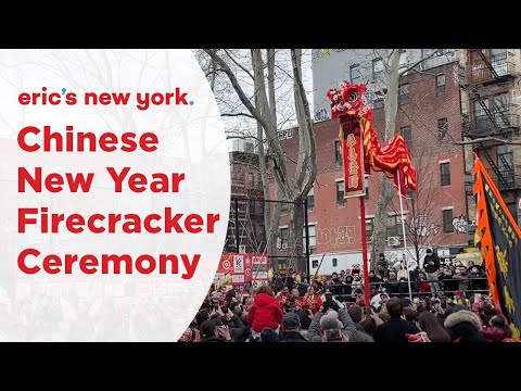 Video: Kinesisk Nytårs Firecracker Ceremoni