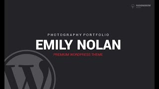 Emily Nolan Wordpress Theme | Import demo content