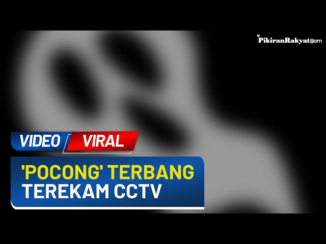 Video Viral Penampakan 'Pocong' Terbang Secepat Kilat Terekam CCTV, Netizen Beri Respons Tak Terduga