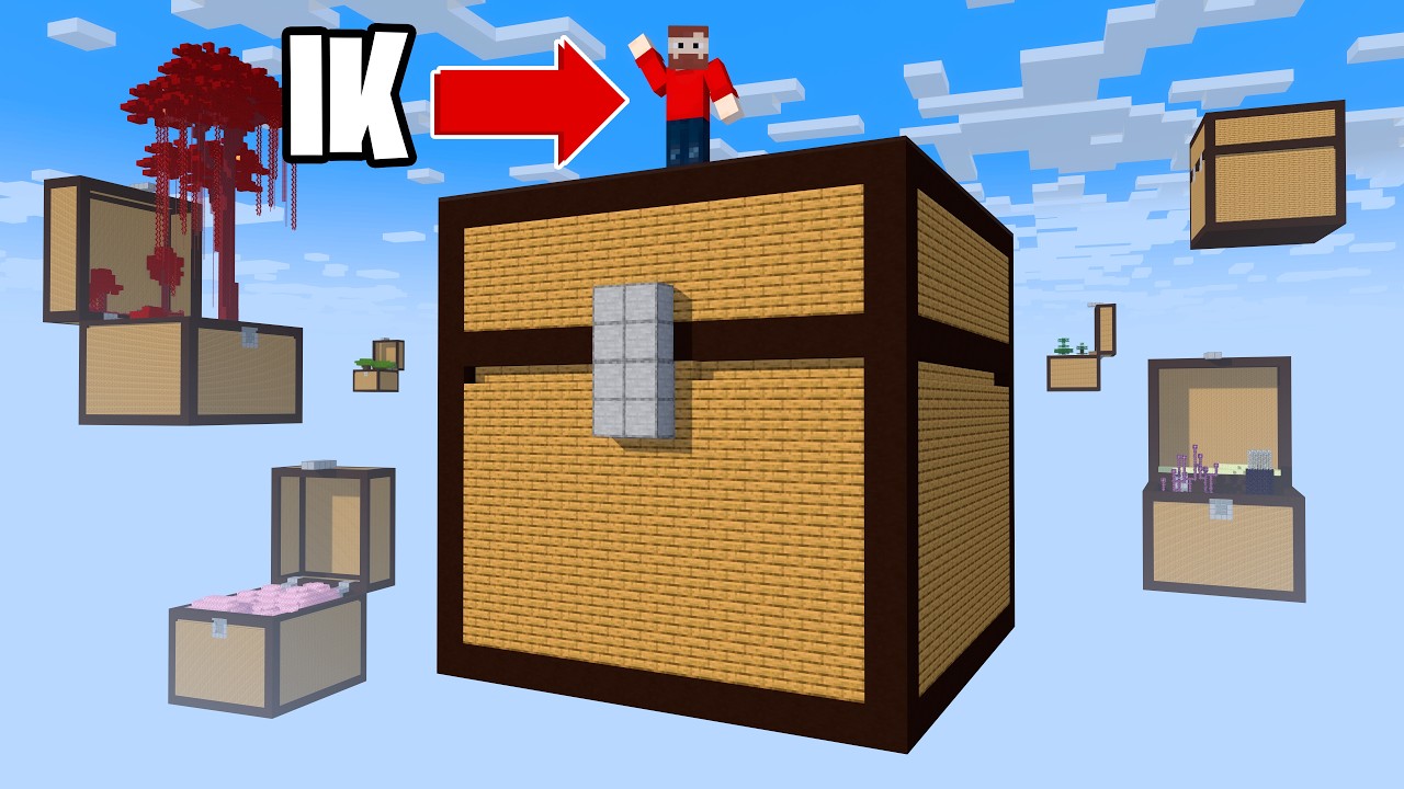 Minecraft, Maar De Wereld Is Gemaakt Van Kisten!
