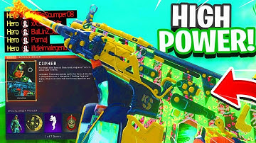 the 420 Cipher Reactive Camo on Black Ops 4 (NEW Rampart 17 Best Class Setup COD BO4) Rampart Buff