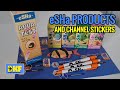 eSHa PRODUCTS AND CHANNEL STICKER