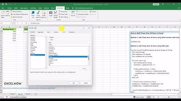 How to Add Times Over 24 Hours in Excel