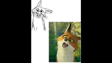 Fink from The Wild Robot. #fox #art #drawing