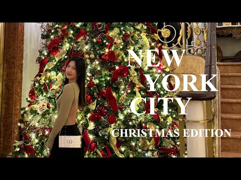 christmas in nyc // central park, food + instagram spots, vlogmas, student life, life in nyc vlog
