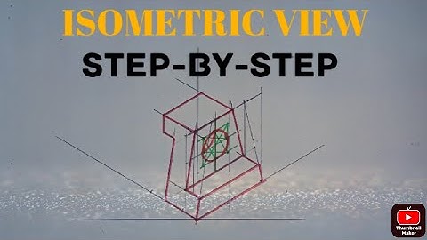 How to draw isometric view Problem No. 5  #isometric #engineering