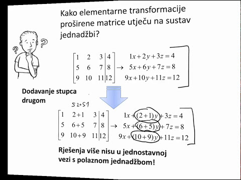 Video: Kako rješavate linearnu jednačinu koristeći Gaussovu eliminaciju?