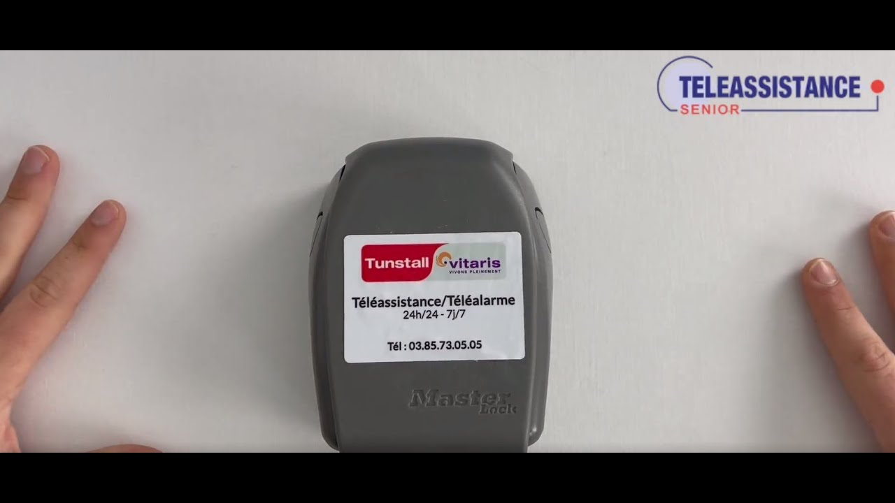La boite à clé sécurisé de téléassistance pour personnes âgées