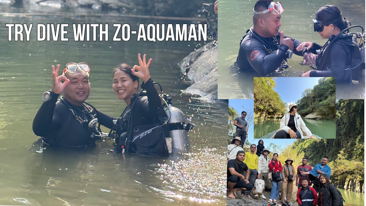 TRY DIVE WITH ZO-AQUAMAN (DAY-1 VLOG)