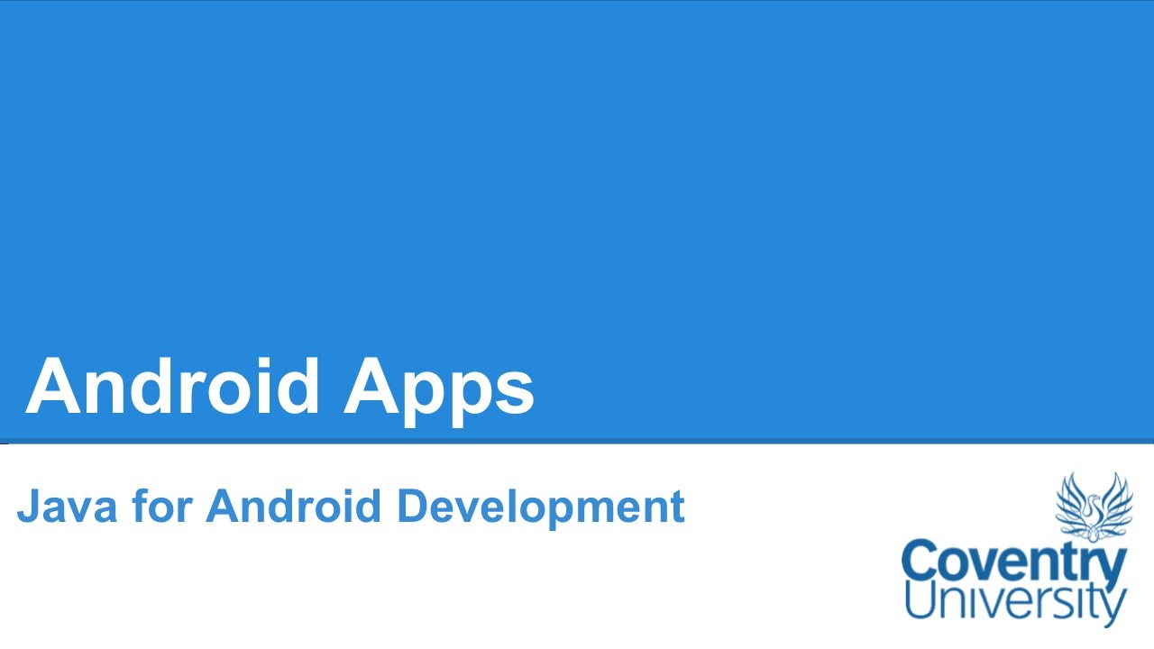 Java for Android Development - YouTube
