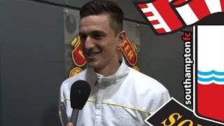 Southampton defender Florin Gardos hailed the win over Manchester United as one of the best moments of his career.

Subscribe to Southampton's official YouTube channel: http://www.youtube.com/subscrip