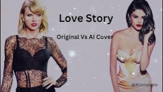 Selena Gomez | AI Cover | Love Story | Original Singer Taylor Swift #taylorswift #selenagomez #yt