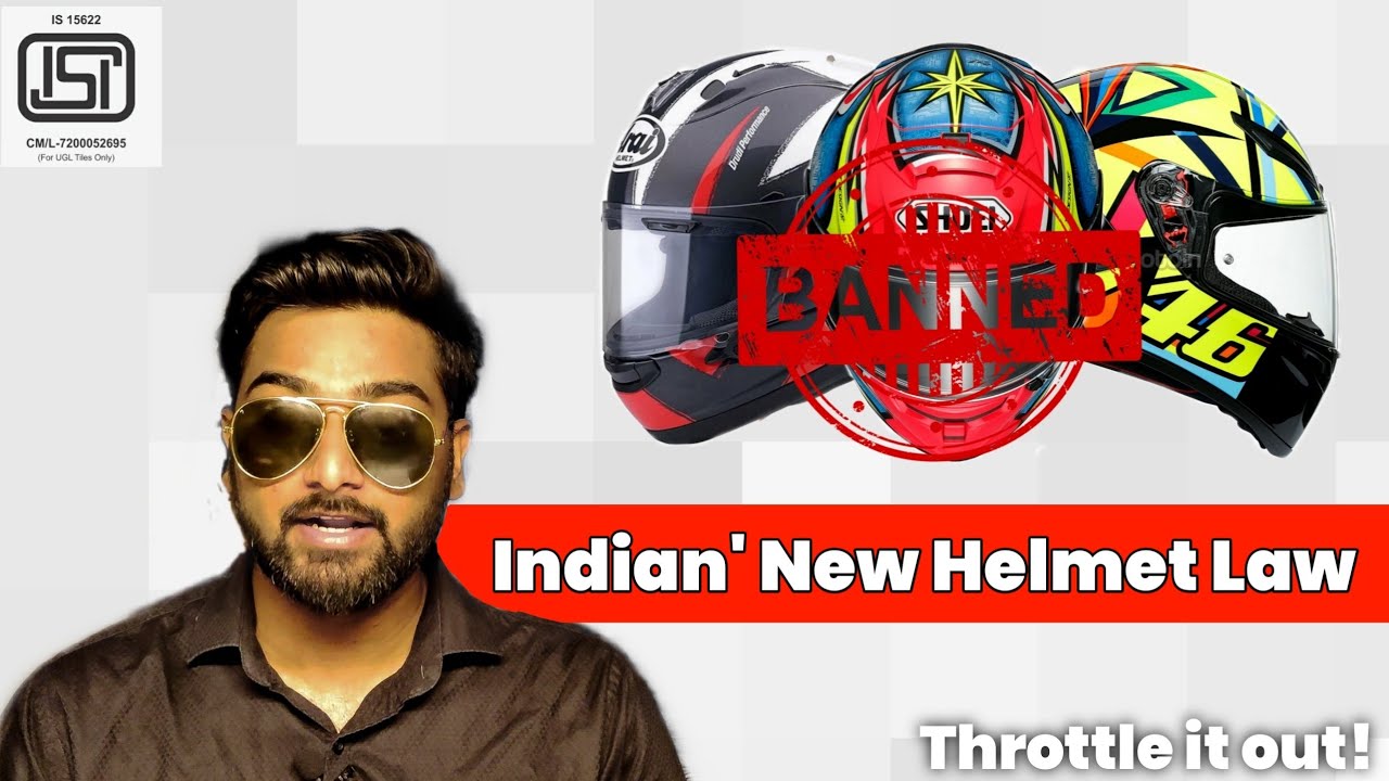 AGV/Axor/MT Helmets banned in india? India'New Helmet Law agv arai