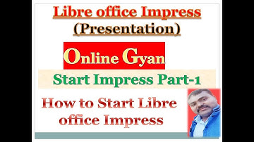 How to Start Libre Office Impress in hindi and english hd