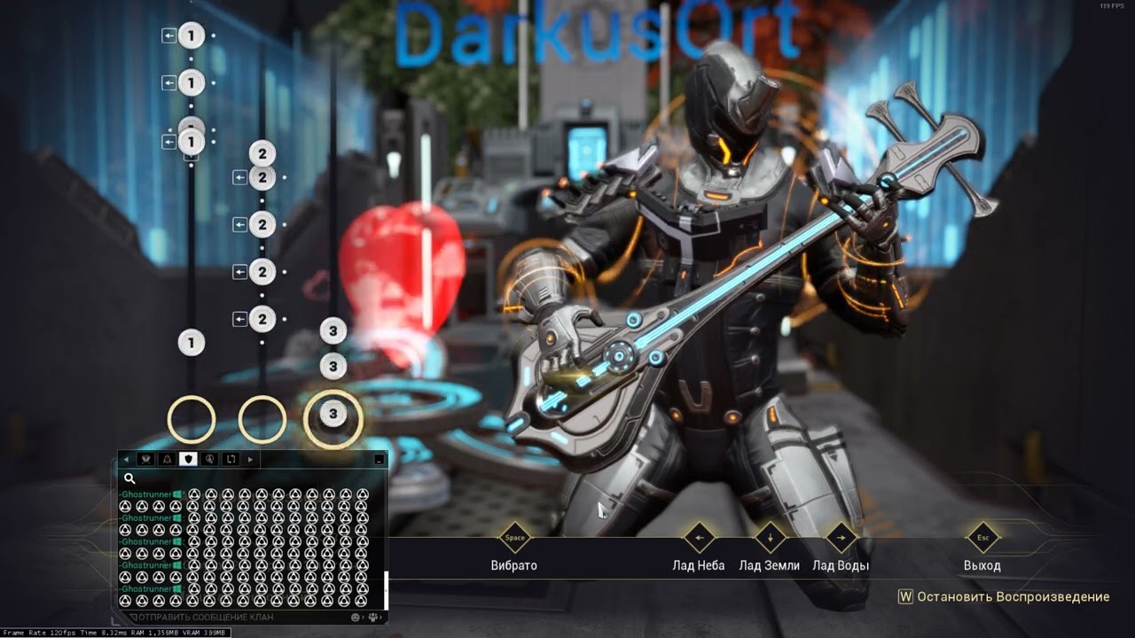 Warframe Shawzin Astronomia (coffin dance) in memory of -C.O.R.P.U.S- clan leader DarkusOrt