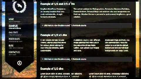 WP Dazzler a Top Full Screen WordPres Design - King Size