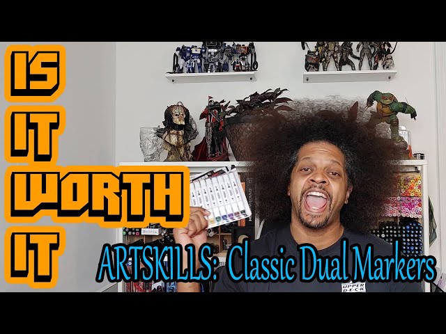 ARTSKILLS Dual Ended Classic Markers - Is it Worth it? Artist PRODUCT  REVIEW 