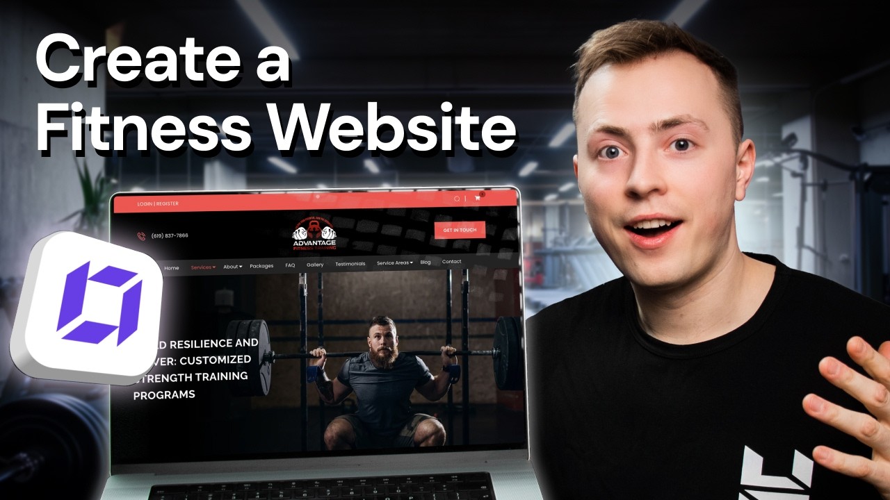 How to Create a Professional Fitness Website With Ease - YouTube