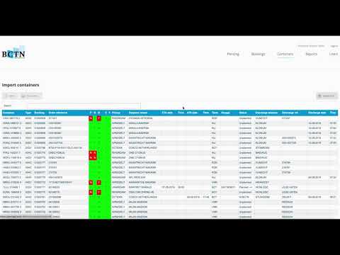 BCTN Portal Video – Container tracking and updating