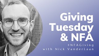 Giving Tuesday Message from Nick VanderLaan