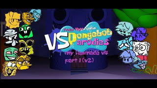 FNF Vs Spongebob Parodies V4 My Fanmade Version Part 1 - Story Mode