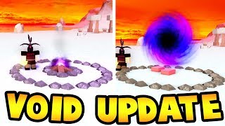 New Void Update Void Armor Spells Roblox Booga Booga Youtube - roblox booga booga void torch