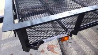 4x6 utility trailer walk around