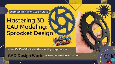 SOLIDWORKS Tutorial: Design as PRO a Professional Sprocket from Scratch | (Step-by-Step Guide)
