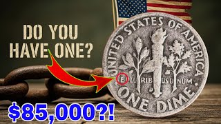 TOP 5 Roosevelt Dimes Worth Up to $85,000 Check These Dates Before You Spend Them!