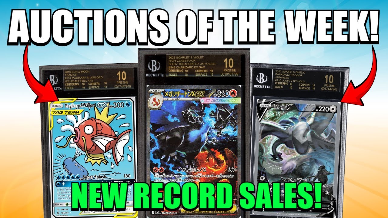 Pokemon Card Auctions Of The Week! More Black Label INSANITY!!!