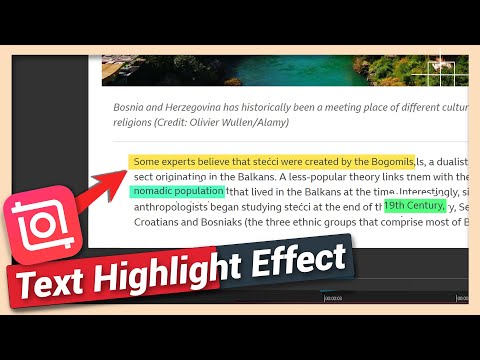 Text Highlighting Effect | InShot Video Editing Tutorial