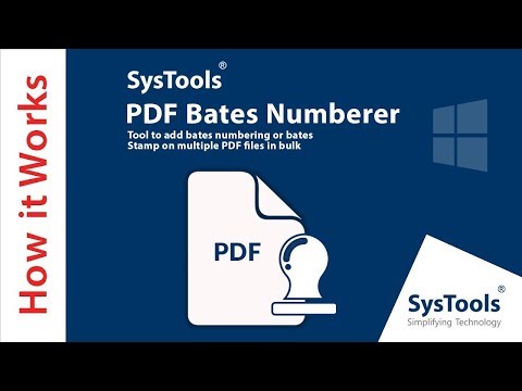 How to Add Bates Stamp on Multiple PDF Files in Bulk!