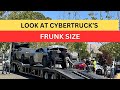 Tesla Cybertruck Frunk Size Is Very Spacious In Recent Video