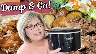 AMAZING! 5 Ingredient DUMP AND GO Crockpot Recipes That Will Blow Your Mind! 🤩