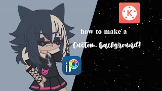How to change into your custom background (kinemaster and ibispaint)