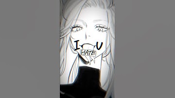 🖤I HATE U🖤 #shorts #tiktok #trending 🎶pump it - black eyed peas