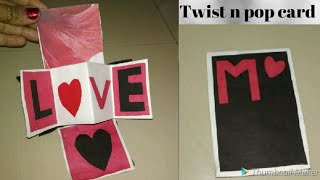 Twist n pop #lovecard #greetingcards #trending/#lovecard2019