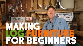 Watch Making Log Furniture for Beginners at http://LogFurnitureHowTo.com and learn the basic tools you will need to complete the 