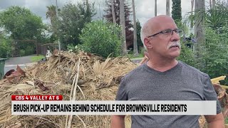 'We want a refund,' Brownsville residents say they are fed-up with brush pick-up