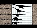 Dinosaur Size Comparison 2D