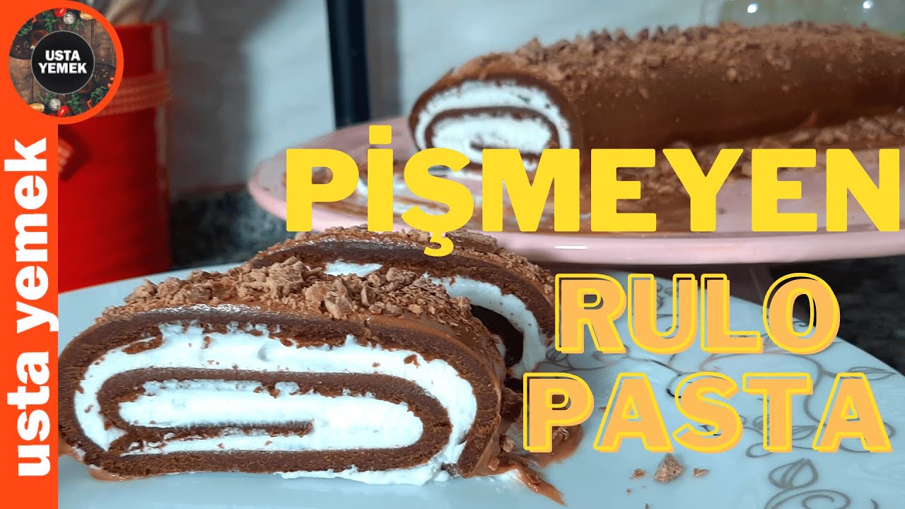 PİŞMEYEN RULO PASTA TARİFİ | ÇOK KOLAY | USTA YEMEK TARİFLERİ