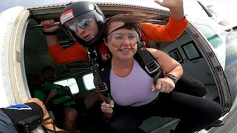 Ashley Denney - Tandem Skydive at Skydive Indianap...